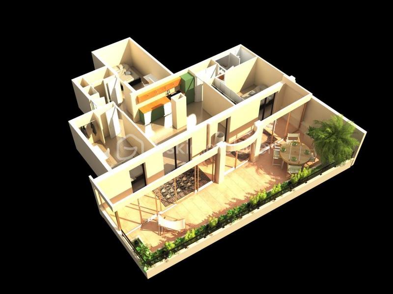 Appartement - 61 m² - 3 pièces