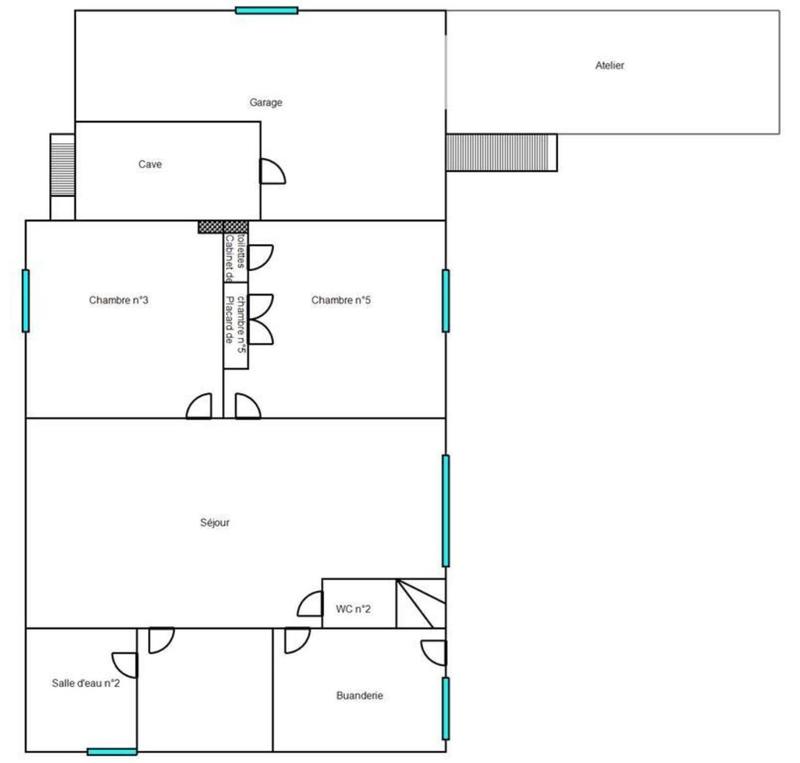 Maison - 175 m² - 6 pièces