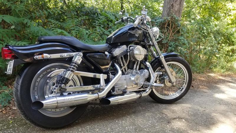 Harley Davidson Sportster 1200 harley davidson noir