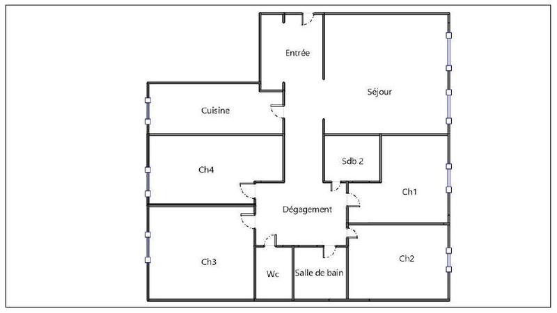 Appartement - 91 m² - 5 pièces