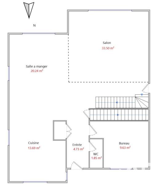 Maison - 153 m² - 7 pièces