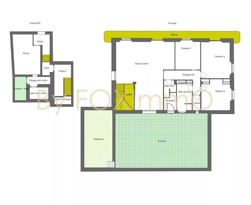 Appartement - 157 m² - 5 pièces
