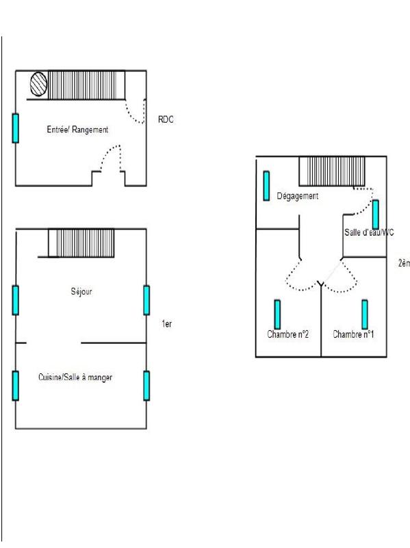 Appartement - 75 m² - 5 pièces