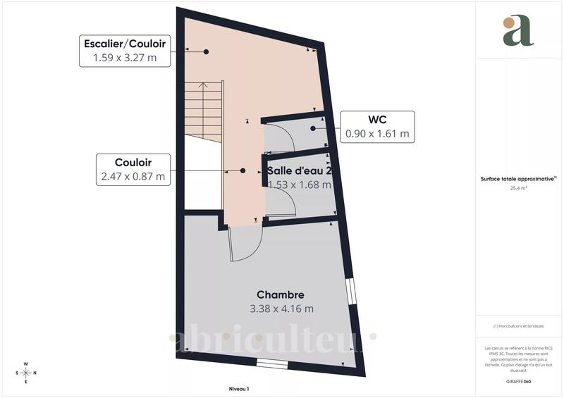 Maison de village - 77 m² - 3 pièces