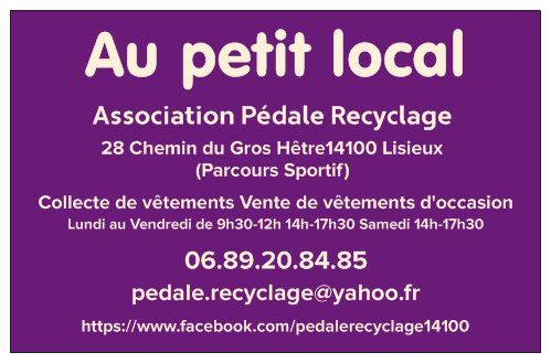 Association Pédale Recyclage ( au Petit Local)