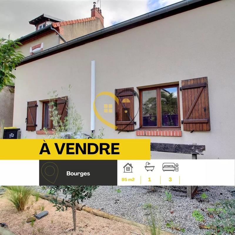Maison - 95 m² - 6 pièces