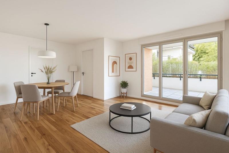 Appartement - 62 m² - 3 pièces