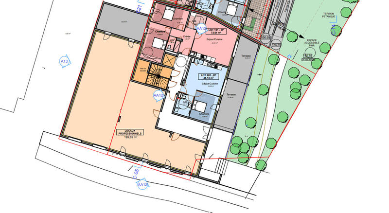 Appartement - 42 m² - 2 pièces