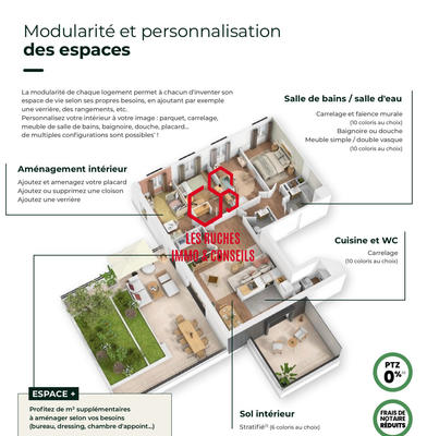 Maison - 84 m² - 4 pièces