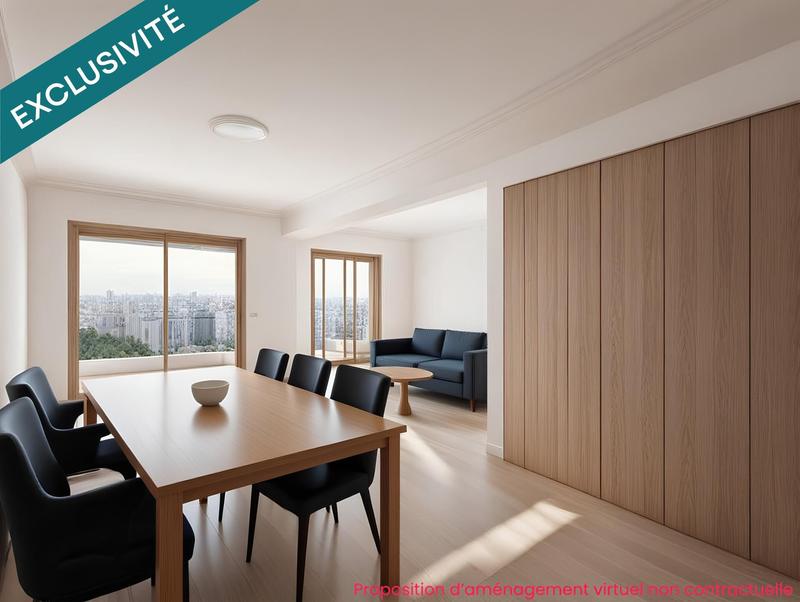 Appartement - 80 m² - 3 pièces