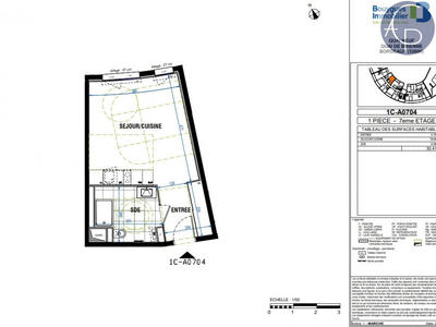 Appartement - 30 m² - 1 pièce