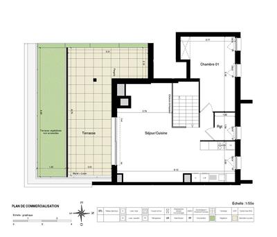 Appartement - 92 m² - 4 pièces