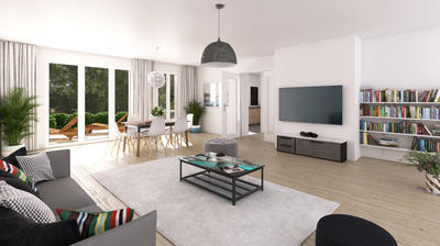 Appartement - 122 m² - 5 pièces