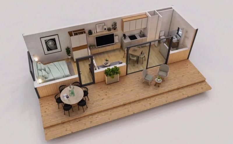 Maison - 30 m² - 2 pièces