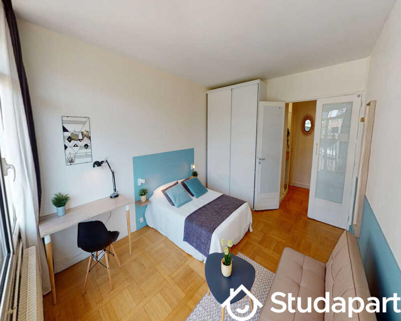 Chambre - 17 m² - 1 pièce