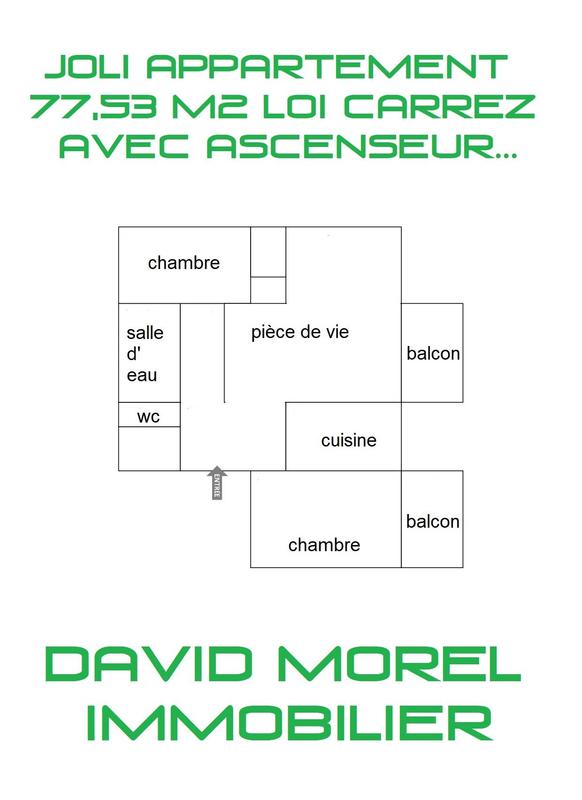 Appartement - 78 m² - 3 pièces