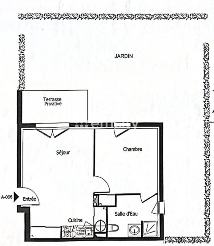 Appartement - 38 m² - 2 pièces