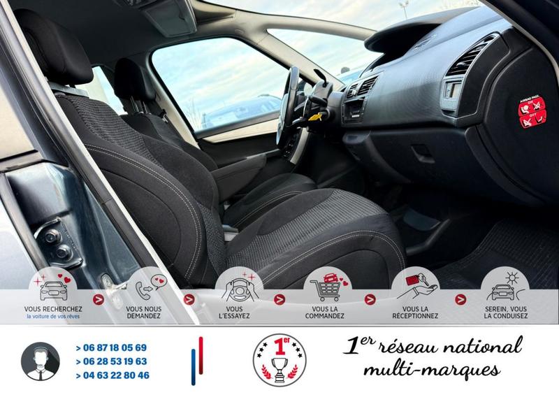 Citroën C4 Picasso 1.6 HDi 110cv Elegance Palette au volant *Véhicule Sous Garantie*Ct Révision Kit Distribution Ok *100 Points de Contrôles*CarteGrise Moitié prix (Véhicule plus 10 ans)*Aide Parking*Climatisation Automatique bi-zone*Fixation Isofix*Autor