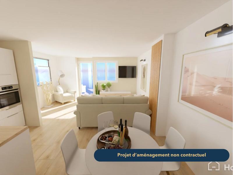 Appartement - 50 m² - 3 pièces