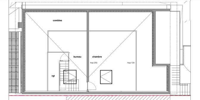 Chambre - 14 m² - 1 pièce