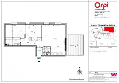 Appartement - 66 m² - 2 pièces