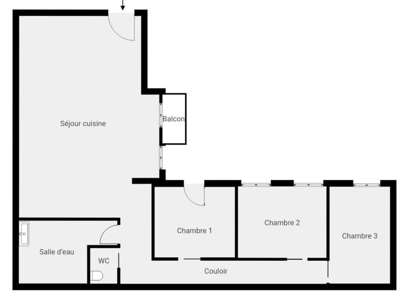 Appartement - 85 m² - 4 pièces