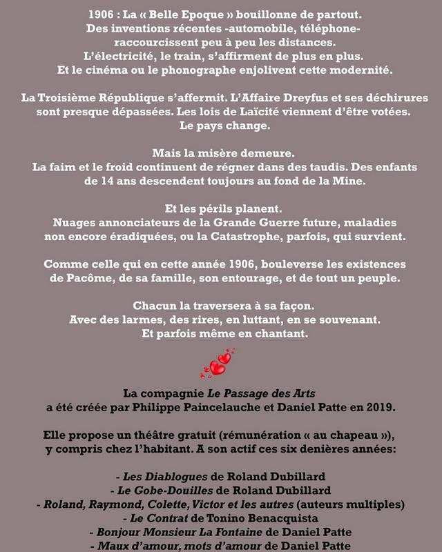 1906 - une famille dans le tourbillon de l'époque (théâtre)