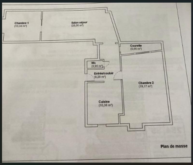 Appartement - 80 m² - 3 pièces