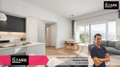 Appartement - 26 m² - 2 pièces