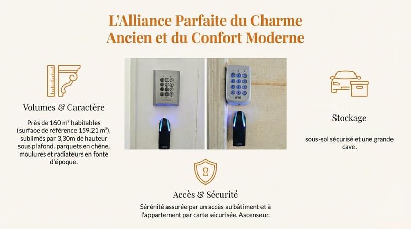 Appartement - 160 m² - 7 pièces