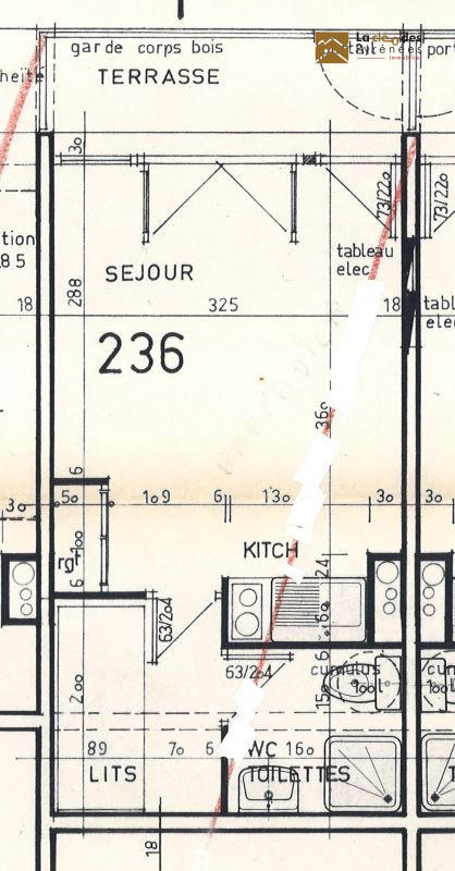 Appartement - 19 m² - 1 pièce