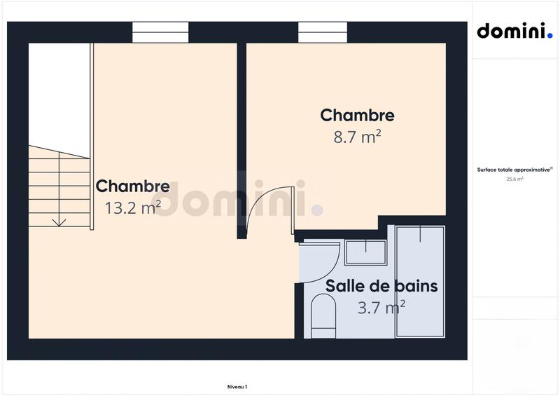 Maison - 44 m² - 3 pièces