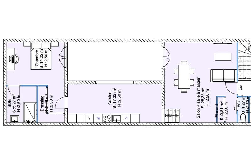 Appartement - 67 m² - 2 pièces