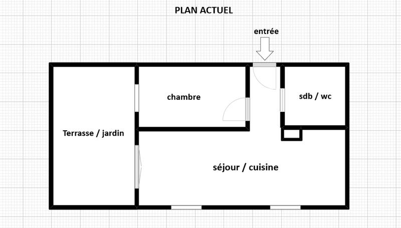 Appartement - 47 m² - 2 pièces