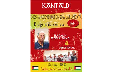 Chants basques-Kantaldia : Erramun Martikorena et Menditarrak