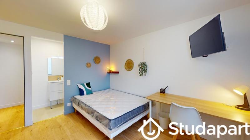 Chambre - 12 m² - 1 pièce