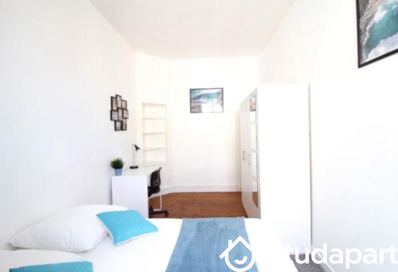 Chambre - 9 m² - 1 pièce