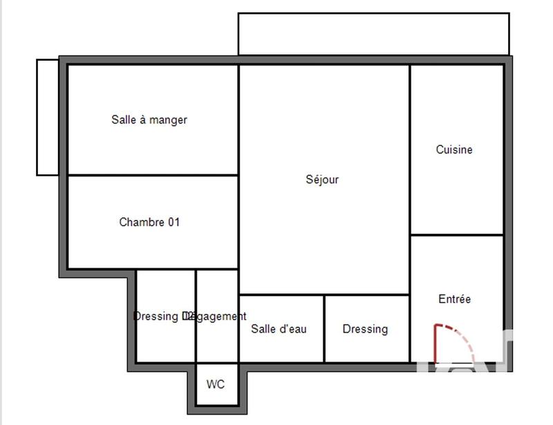 Appartement - 68 m² - 3 pièces