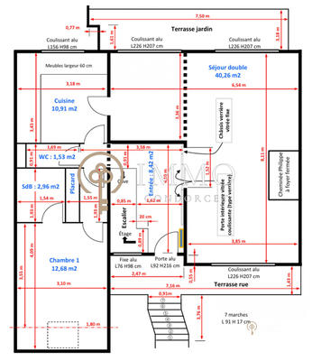 Maison - 150 m² - 7 pièces
