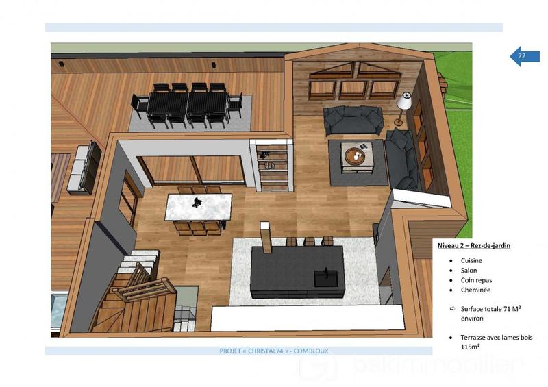 Châlet - 315 m² - 5 pièces