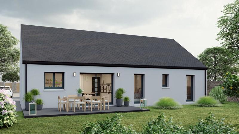 Maison - 90 m² - 6 pièces