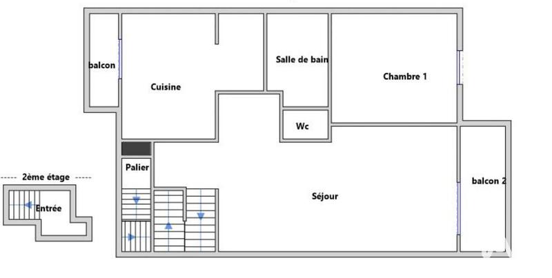 Appartement - 104 m² - 5 pièces