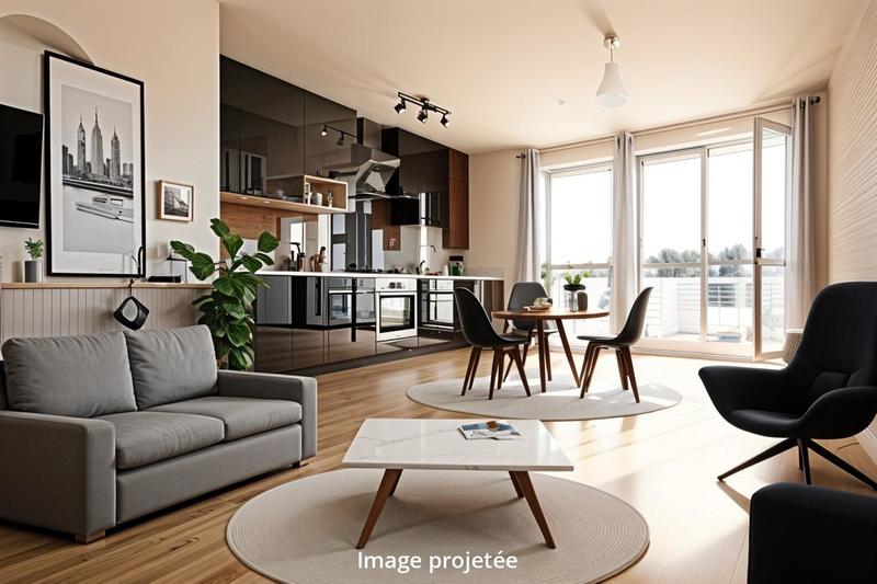 Appartement - 57 m² - 3 pièces