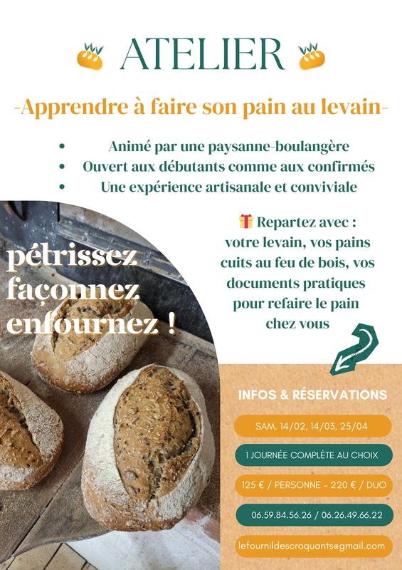 Atelier - apprendre à faire son pain au levain