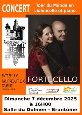 Fortecello - Tour du Monde en violoncelle et piano