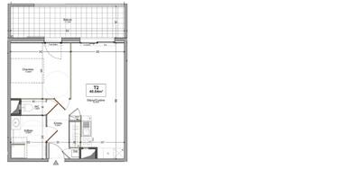 Appartement - 40 m² - 2 pièces