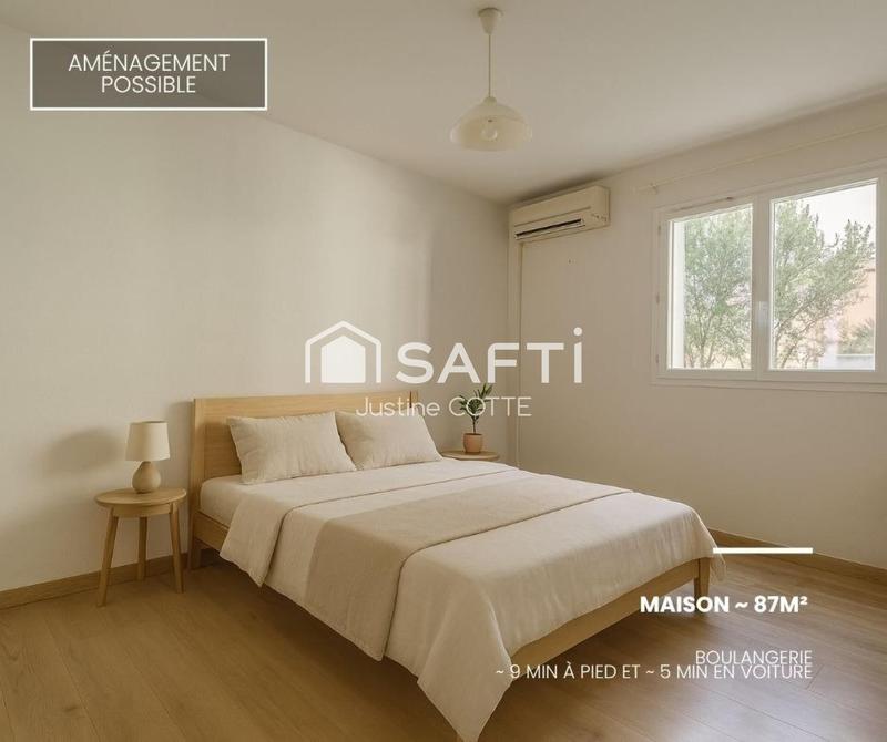 Maison - 87 m² - 4 pièces