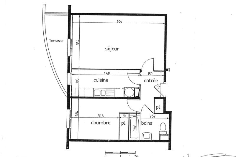 Appartement - 48 m² - 2 pièces