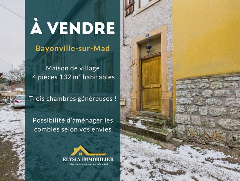 Maison de village - 132 m² - 4 pièces