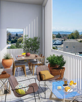 Appartement - 61 m² - 3 pièces